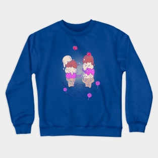 Ice Cream Chicken Fight Crewneck Sweatshirt